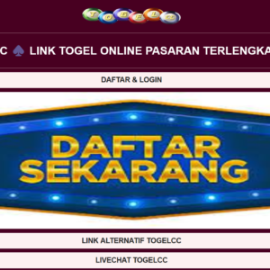 Daftar TogelCC